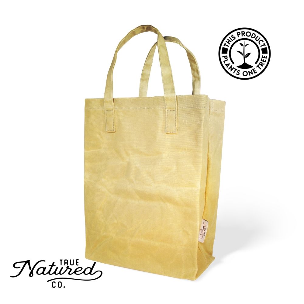 Waxed Canvas Reusable Grocery Bag